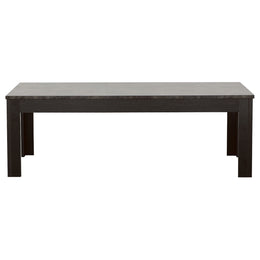 Rhodes  Faux Marble Top Coffee Table Set Brown