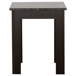 Rhodes  Faux Marble Top Coffee Table Set Brown