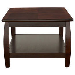 Dixon 1-shelf Rectangular Wood Coffee Table Espresso