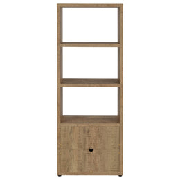Tabby 3-shelf Engineered Wood Media Tower Mango