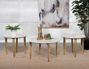 Aldis  Coffee and End Table Set White