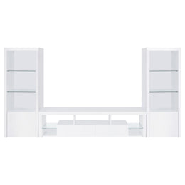 Jude  71-inch TV Entertainment Center White High Gloss