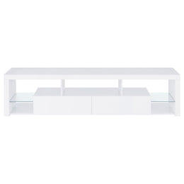 Jude  71-inch TV Entertainment Center White High Gloss