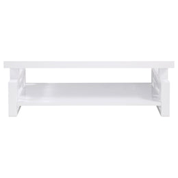 Schmitt  Coffee and End Table Set White High Gloss