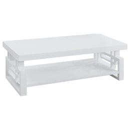 Schmitt  Coffee and End Table Set White High Gloss