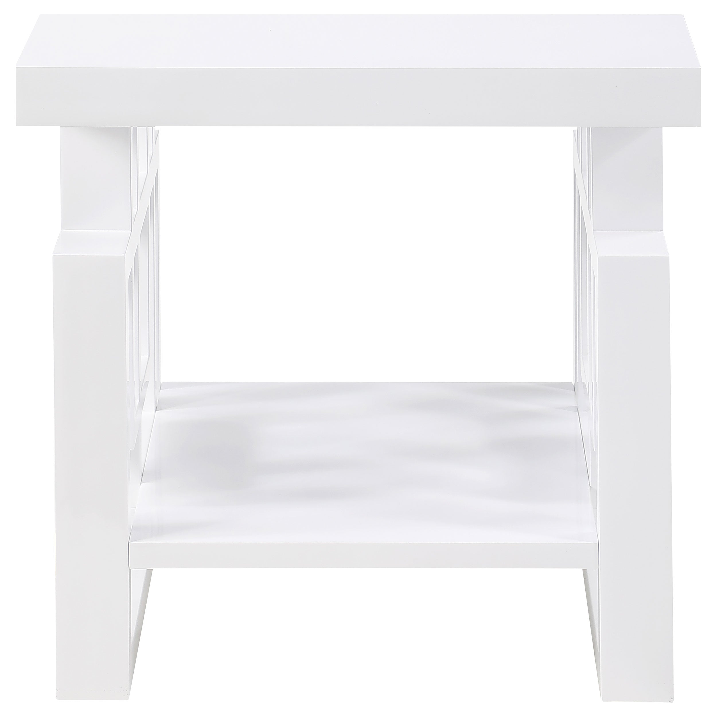 Schmitt  Coffee and End Table Set White High Gloss