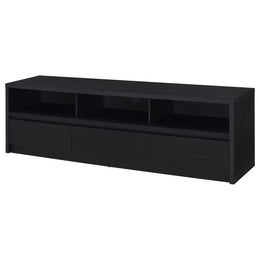 Rutland 59-inch 3-drawer TV Stand Media Console Black