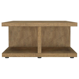 Cortona Square Engineered Wood Cocktail Coffee Table Mango