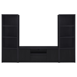 Winfield  Entertainment Center 60-inch TV Stand Black