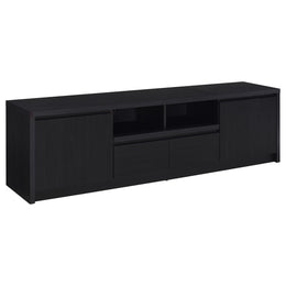 Winfield  Entertainment Center 78-inch TV Stand Black