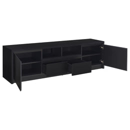 Winfield 2-door TV Stand Media Console Black