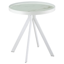 Briggs  Round Coffee and End Table Set Black