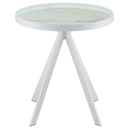 Briggs  Round Coffee and End Table Set Black