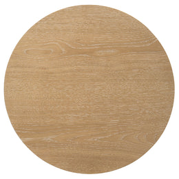 Ottowa  Round Wood Coffee Table Set Light Oak