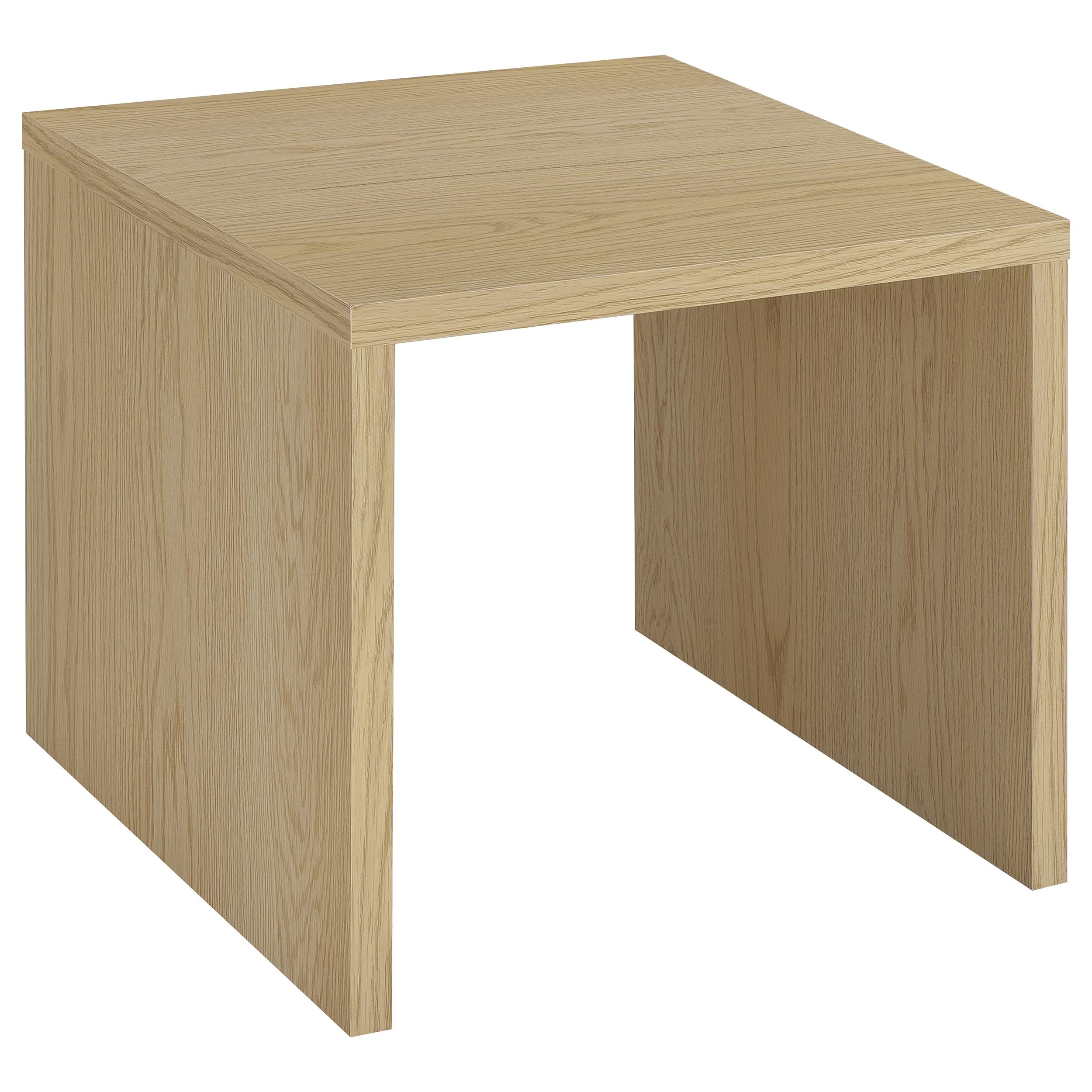 Canoga Lift Top Cocktail Coffee Table Set Light Oak