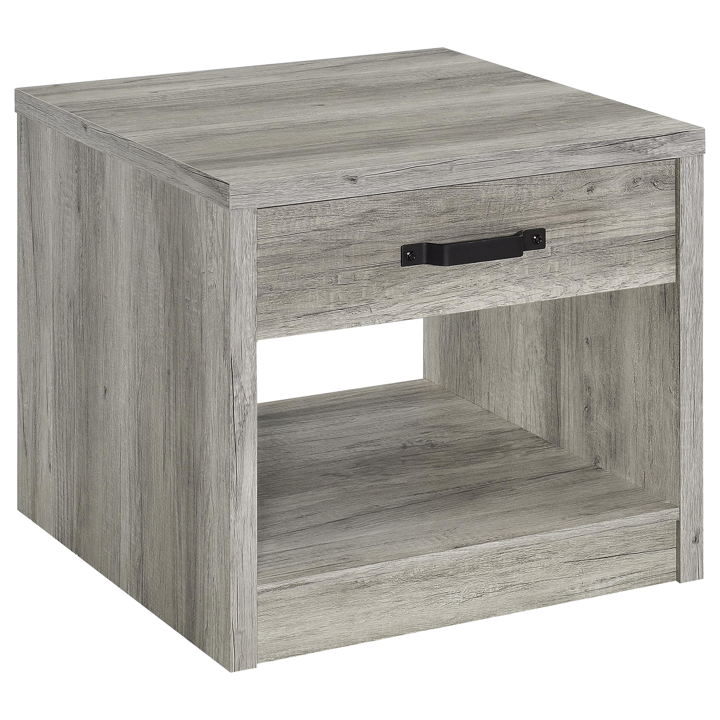 Felix Coffee and End Table Set Grey Driftwood