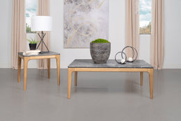 Polaris  SmartTop Coffee and End Table Set Grey