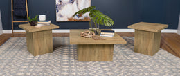 Devar Square Coffee and End Table Set Mango