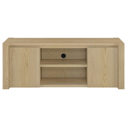 Laurelton 60-inch 2-door TV Stand Media Console Light Oak