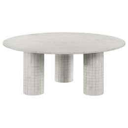 Astoria Marble Coffee and End Table Set White