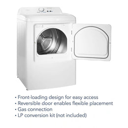 Package - Insignia™ - 3.7 Cu. Ft. High Efficiency 12-Cycle Top-Loading Washer and 6.7 Cu. Ft. Gas Dryer with Sensor Dry - White