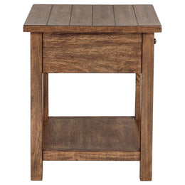 Payne  Coffee and 1-drawer End Table Set Brown