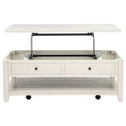 Payne 48-inch Mobile Lift Top Coffee Table Distressed
