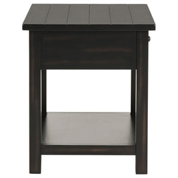 Payne  Coffee and 1-drawer End Table Set Brown