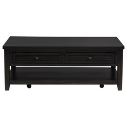 Colmar  Engineered Wood Coffee Table Set Golden Oak