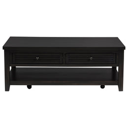Concord 2-drawer Rectangular Coffee Table Distressed Java