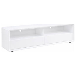 Elkton 2-drawer Engineered Wood 59-inch TV Stand Mango