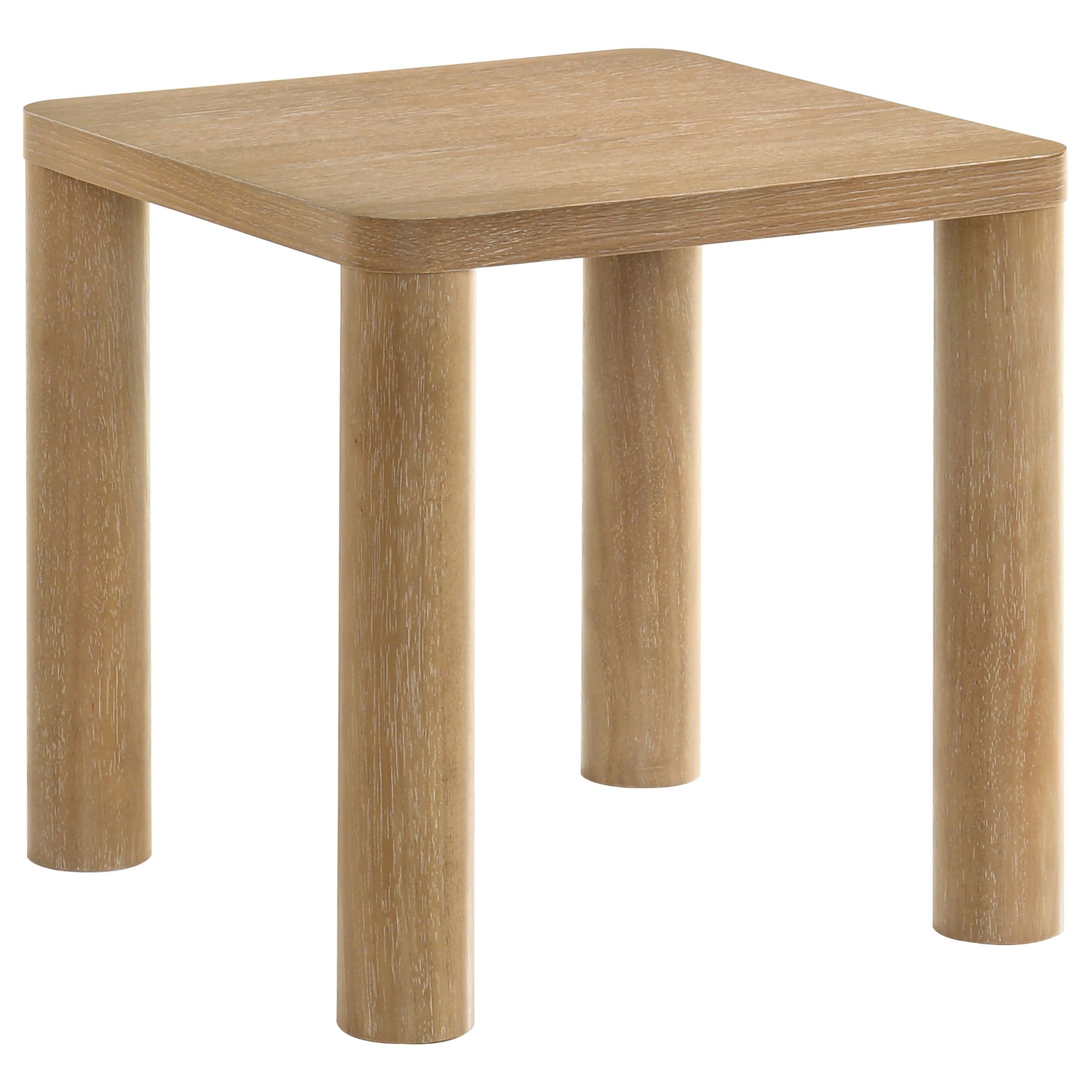 Castlewood Cocktail Coffee Table Set Light Oak