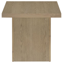 Devar Square Cocktail Coffee End Table Set Latte
