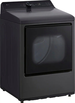 Package - LG - 5.0 Cu. Ft. High-Efficiency Smart Top Load Washer with Easy Unload and 7.3 Cu. Ft. Smart Electric Dryer with Sensor Dry - Platinum Black