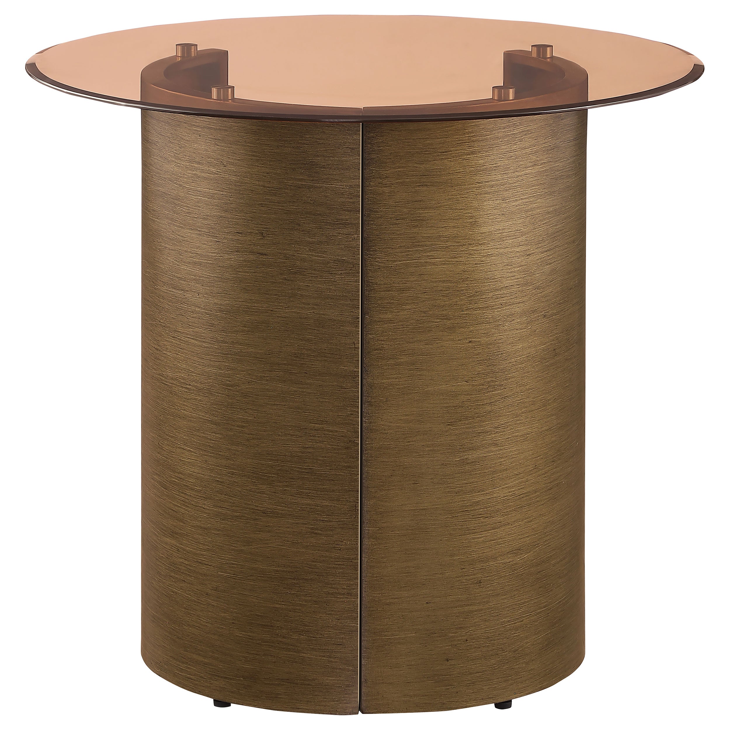 Morena  Coffee and End Table Set Brushed Bronze