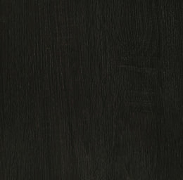 Dacre Round Engineered Wood Top Side End Table Dark Charcoal