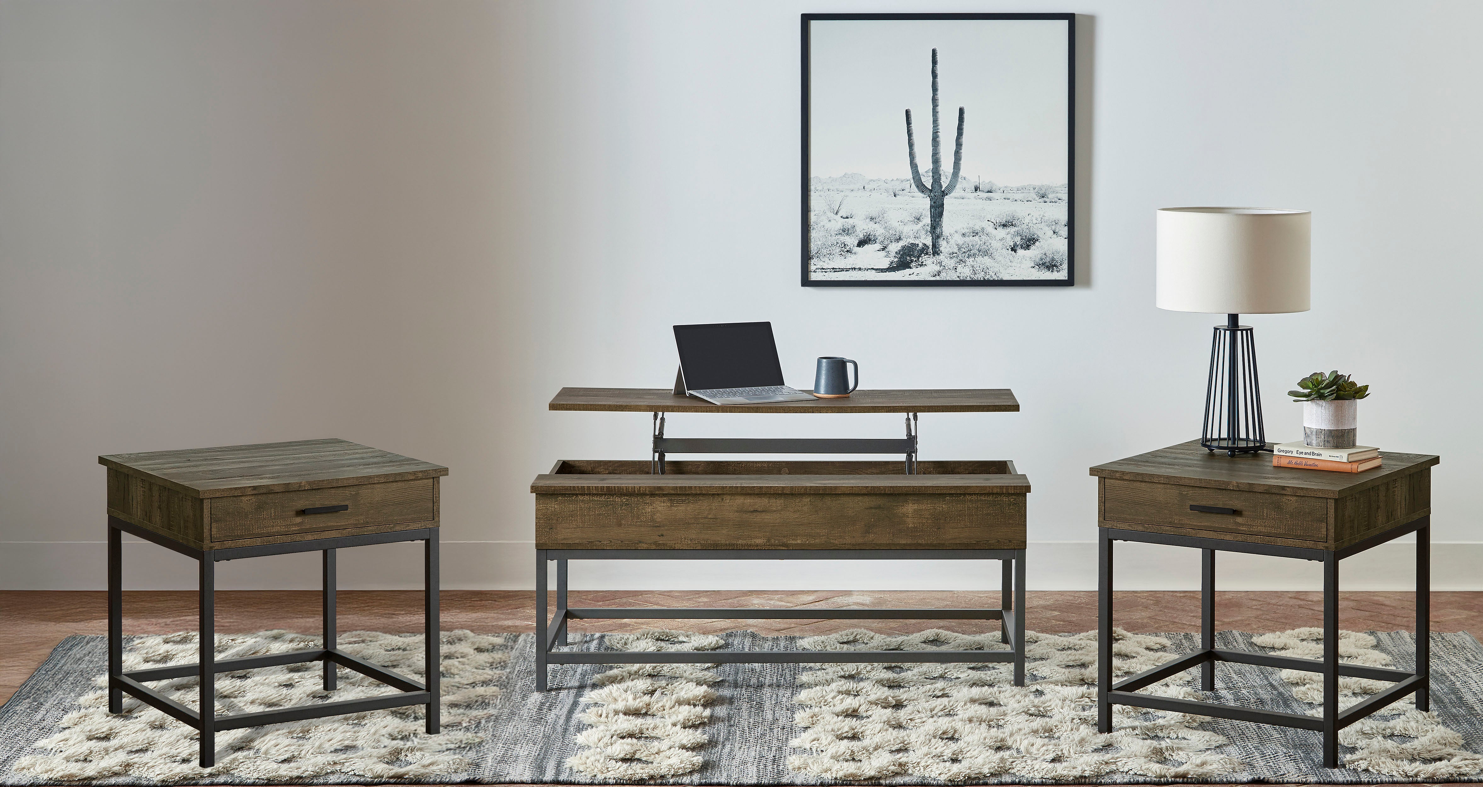 Byers Lift Top Coffee and End Table Set