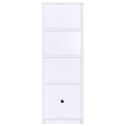 Laughlin 3-shelf Engineered Wood Media Tower Dark Pine