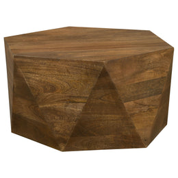 Zalika  Solid Wood Coffee and End Table Set Natural