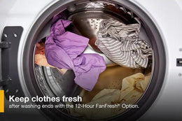 Whirlpool - 4.5 Cu. Ft High Efficiency All In One Washer/Dryer Combo with Steam and Load & Go XL Dispenser - White