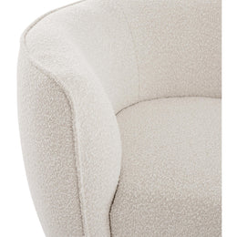Meridian Hilton Cream Fabric Chaise