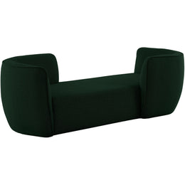 Meridian Hilton Green Fabric Chaise