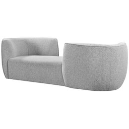 Meridian Hilton Grey Fabric Chaise