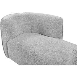 Meridian Hilton Grey Fabric Chaise