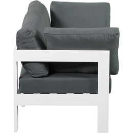 Meridian Nizuc Grey Water Resistant Fabric Outdoor Patio Modular Sofa