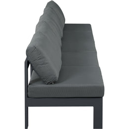 Meridian Nizuc Grey Water Resistant Fabric Outdoor Patio Modular Sofa