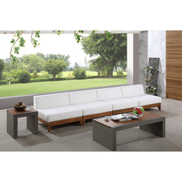 Meridian Rio Off White Water Resistant Fabric Outdoor Patio Modular Sofa