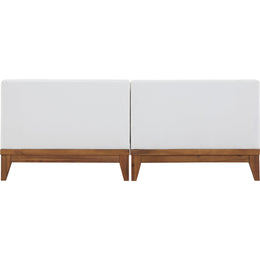Meridian Rio Off White Water Resistant Fabric Outdoor Patio Modular Sofa