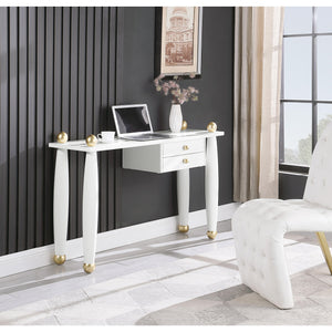 Meridian Etro White / Gold Desk/Console