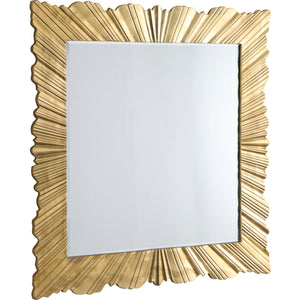 Meridian Golda Gold Leaf Mirror